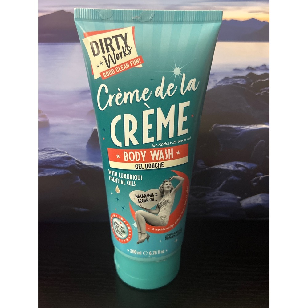Dirty Works Creme de la Creme Body Wash 6.76 fl oz Moisturizing Macadamia
